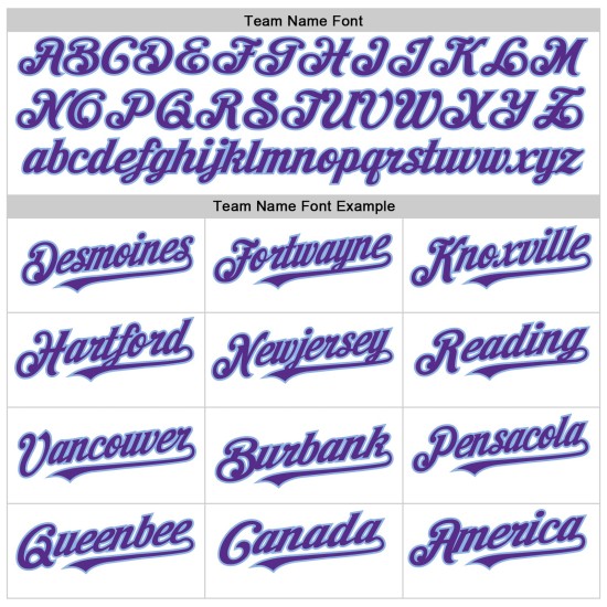 Purple Pinstripe Authentic Sleeveless White Custom Jersey Baseball Blue Light Purple Pinstripe Authentic Sleeveless White Custom Jersey Baseball Blue Light