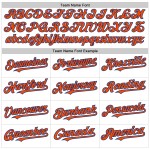 Pinstripe Custom Orange Baseball Jersey White Sleeveless Authentic Royal Pinstripe Custom Orange Baseball Jersey White Sleeveless Authentic Royal