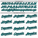 Teal Black Jersey Sleeveless Authentic Baseball Pinstripe Custom White Teal Black Jersey Sleeveless Authentic Baseball Pinstripe Custom White