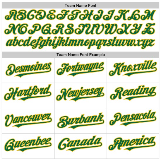 Custom Green Gold Baseball Authentic Pinstripe Sleeveless White Jersey Kelly