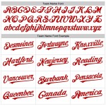 Jersey Authentic Custom Baseball White Red Sleeveless Pinstripe Red Jersey Authentic Custom Baseball White Red Sleeveless Pinstripe Red