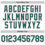 Custom Pink Authentic Baseball Kelly Sleeveless Pinstripe Jersey Green White Custom Pink Authentic Baseball Kelly Sleeveless Pinstripe Jersey Green White