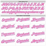 Custom Authentic Pinstripe Blue White Sleeveless Baseball Jersey Pink Light Custom Authentic Pinstripe Blue White Sleeveless Baseball Jersey Pink Light