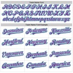 Jersey Baseball Authentic Purple Pinstripe Teal Custom White Sleeveless Jersey Baseball Authentic Purple Pinstripe Teal Custom White Sleeveless