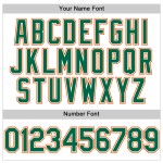 Sleeveless Baseball White Orange Green Jersey Pinstripe Authentic Custom Kelly Sleeveless Baseball White Orange Green Jersey Pinstripe Authentic Custom Kelly