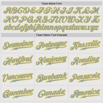 Sleeves Jersey Custom Authentic Light Light Baseball Blue Blue-Gold White Raglan Pinstripe Sleeves Jersey Custom Authentic Light Light Baseball Blue Blue-Gold White Raglan Pinstripe