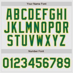 Jersey Baseball Kelly Green Pinstripe Authentic White Raglan Green-Gold Kelly Sleeves Custom Jersey Baseball Kelly Green Pinstripe Authentic White Raglan Green-Gold Kelly Sleeves Custom