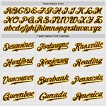 White Custom Sleeves Pinstripe Raglan Brown Baseball Authentic Brown-Gold Jersey White Custom Sleeves Pinstripe Raglan Brown Baseball Authentic Brown-Gold Jersey