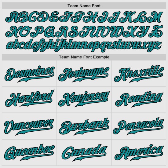 Jersey Raglan Sleeves Baseball Pinstripe Black Authentic White Teal-Black Custom Jersey Raglan Sleeves Baseball Pinstripe Black Authentic White Teal-Black Custom