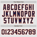 Baseball White Navy-Orange Authentic Pinstripe Jersey Custom Sleeves Raglan Navy Baseball White Navy-Orange Authentic Pinstripe Jersey Custom Sleeves Raglan Navy