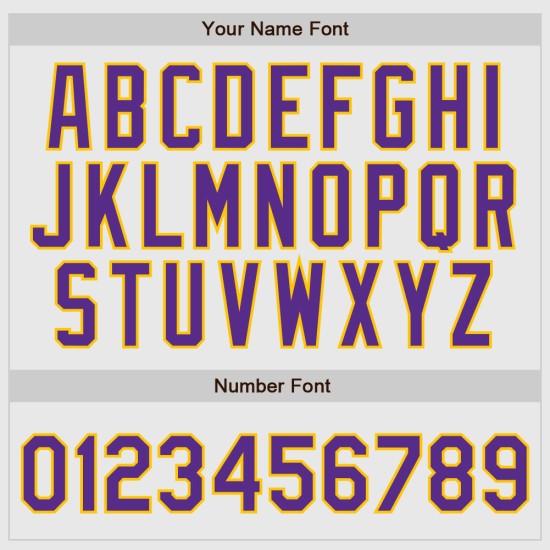 Purple-Gold White Raglan Purple Authentic Jersey Baseball Sleeves Custom Pinstripe Purple-Gold White Raglan Purple Authentic Jersey Baseball Sleeves Custom Pinstripe