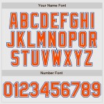 Jersey Raglan Royal Sleeves Pinstripe Baseball Authentic White Custom Orange-Royal Jersey Raglan Royal Sleeves Pinstripe Baseball Authentic White Custom Orange-Royal