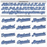 Custom Jersey White Authentic Sleeves Blue-Navy Light Raglan Baseball Custom Jersey White Authentic Sleeves Blue-Navy Light Raglan Baseball