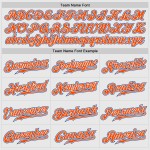 Jersey Raglan Royal Sleeves Pinstripe Baseball Authentic White Custom Orange-Royal Jersey Raglan Royal Sleeves Pinstripe Baseball Authentic White Custom Orange-Royal