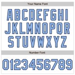 Custom Jersey White Authentic Sleeves Blue-Navy Light Raglan Baseball Custom Jersey White Authentic Sleeves Blue-Navy Light Raglan Baseball
